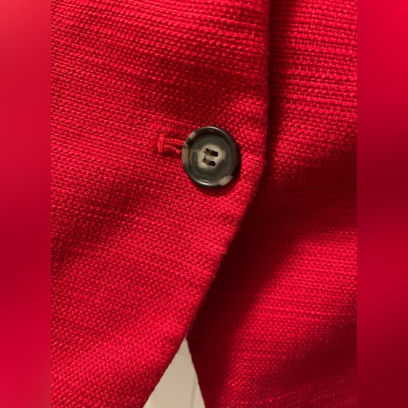 5/$25 Item Ann Taylor Loft Red Blazer - Picture 2 of 6